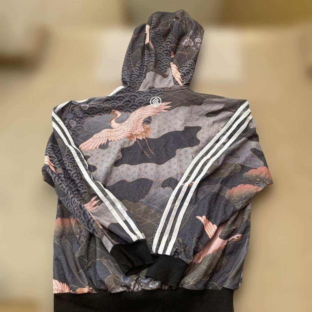 廃盤　アディダス リタオラ　パーカー　和柄　着物柄