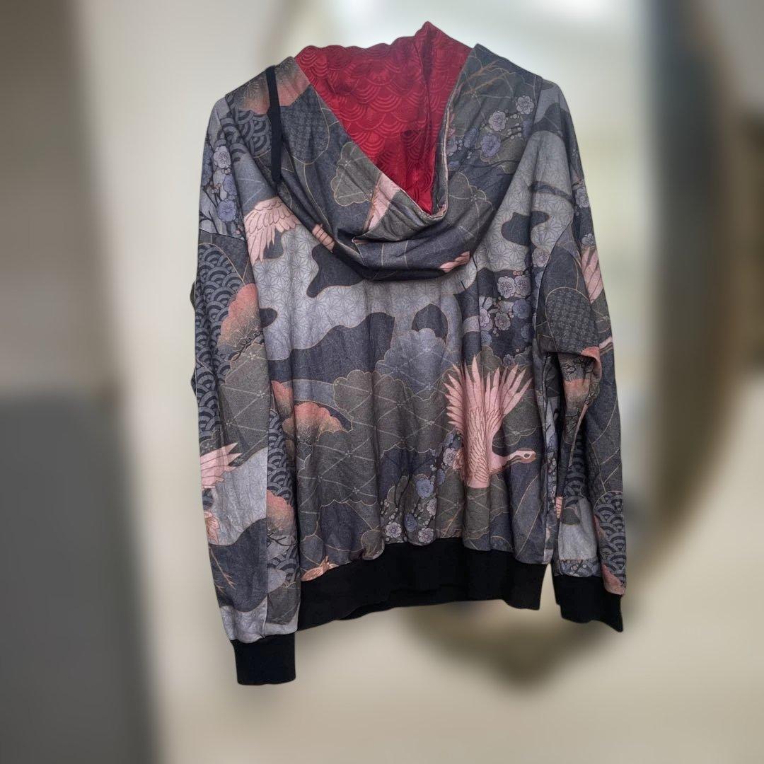 廃盤　アディダス リタオラ　パーカー　和柄　着物柄