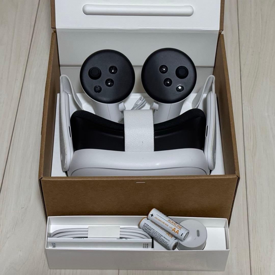  Quest 3 VRヘッドセット 128GB 付属品未使用