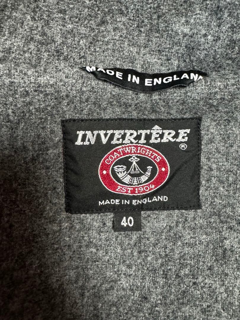 e*6様 インバーティア　ジョシュアエリス　ダッフルコート 英国製 グレー　40