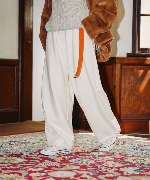 新品！ニコアンド [MODE NORM CORE] 3Dカーブパンツ L