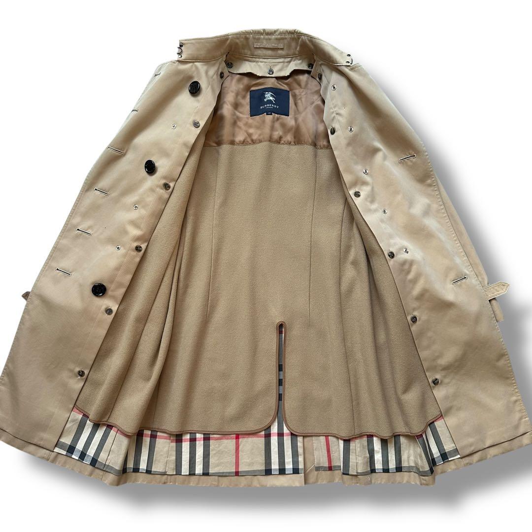 極美品 バーバリーロンドン トレンチコート メガチェック ライナー ベージュ