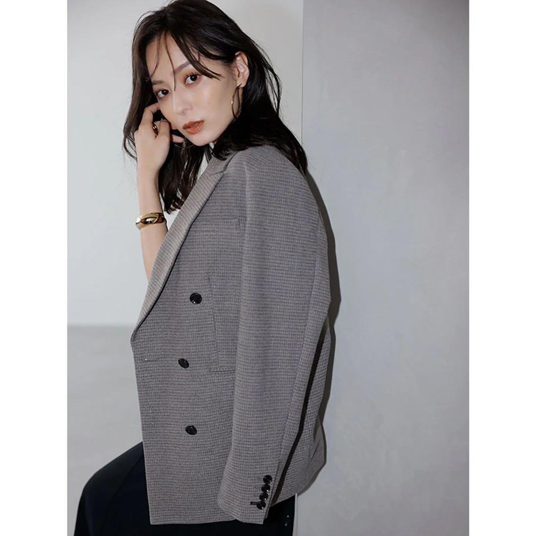 anuans（アニュアンス） ツイルダブルジャケット （MIX）