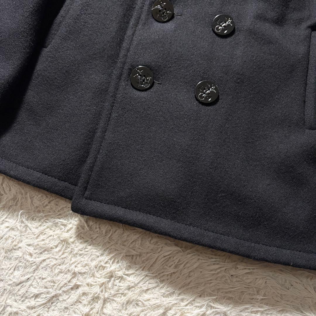 極美品/40サイズ■schott ピーコート　753US ネイビー USA製