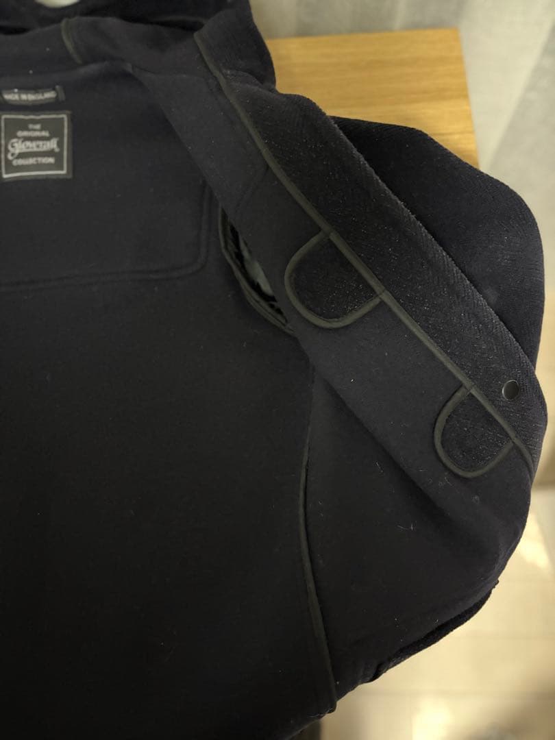 【美品】グローバーオール　キングストン　黒タグ　ダッフルコート　ネイビーカラー