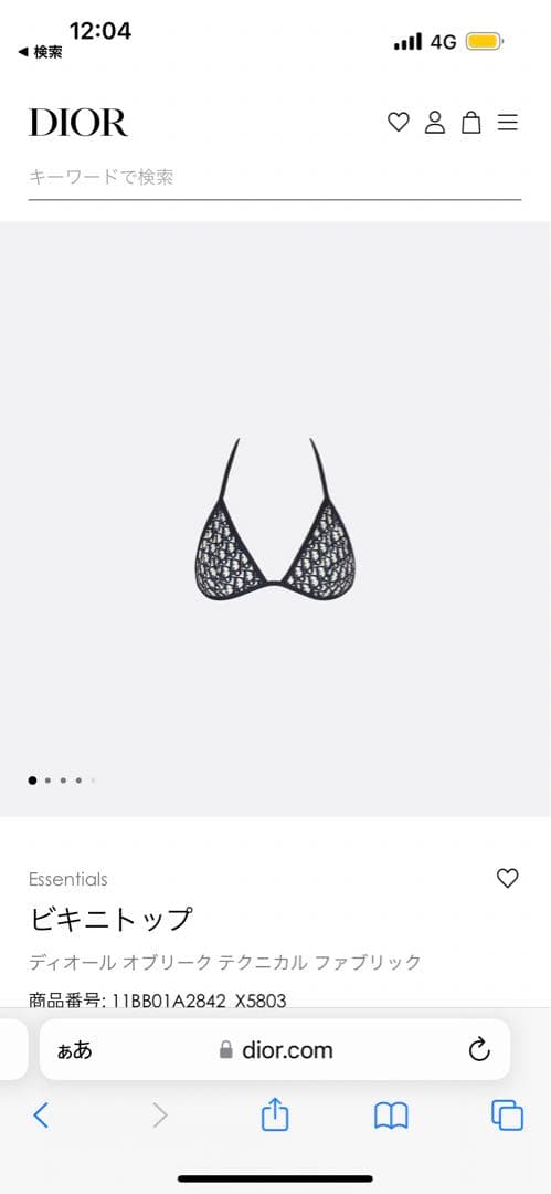 DIOR ビキニ