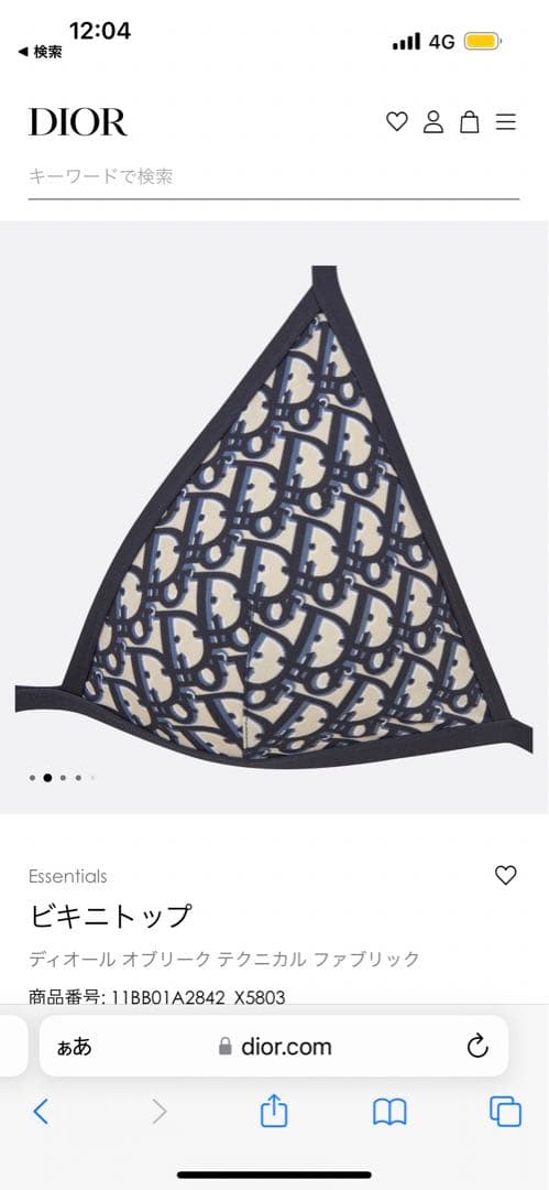DIOR ビキニ