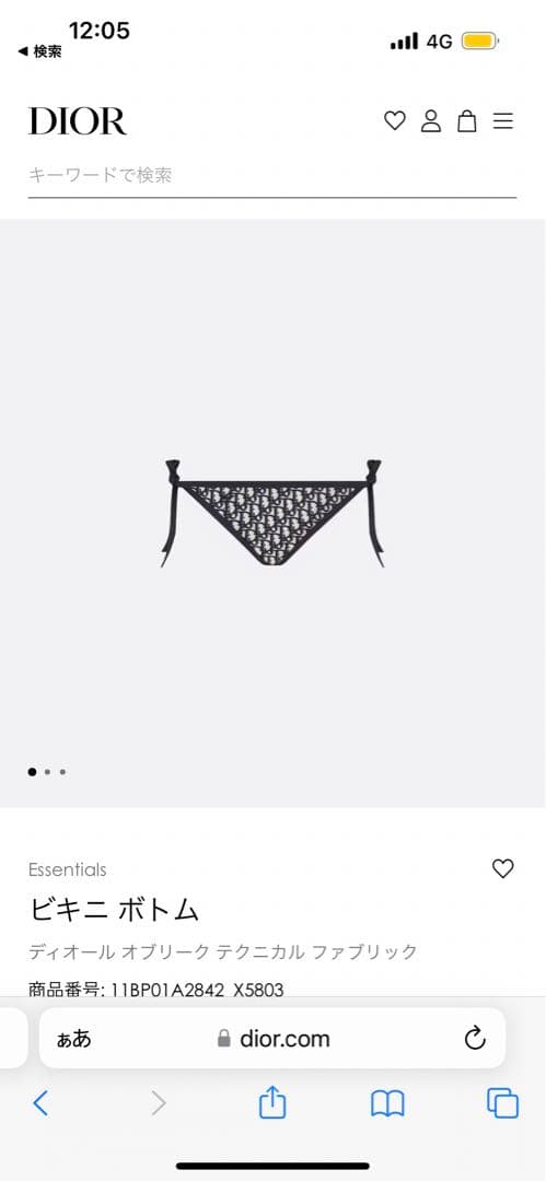 DIOR ビキニ