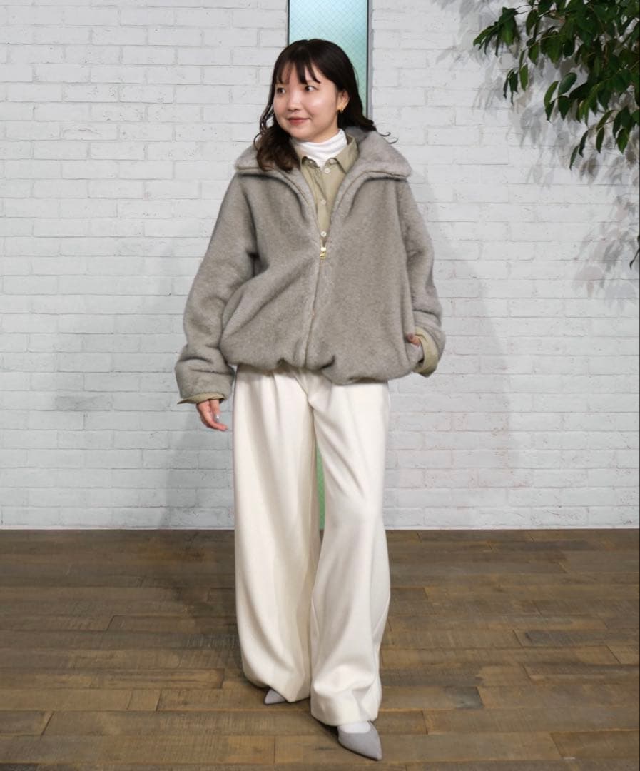 【美品！試着のみ】STATE OF MIND ファーブルゾン