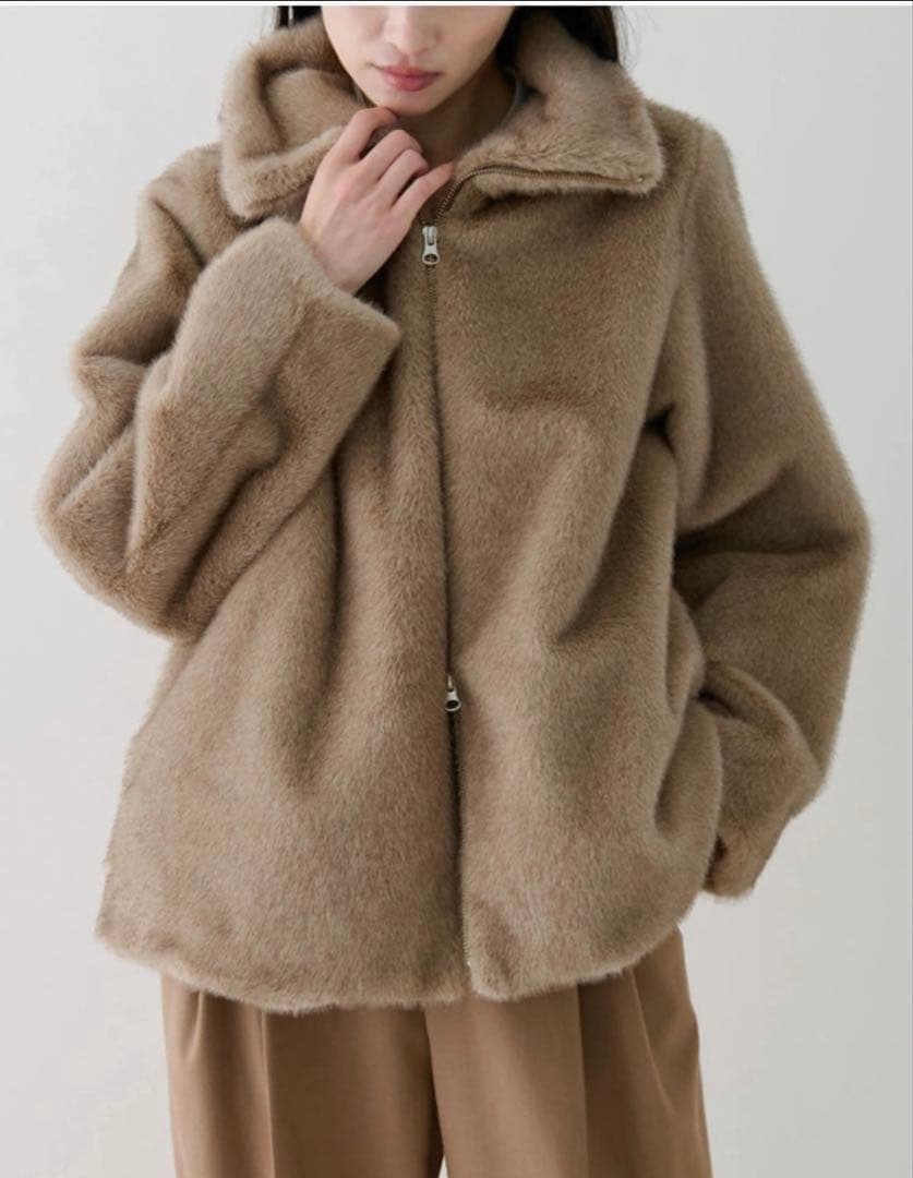 【美品！試着のみ】STATE OF MIND ファーブルゾン