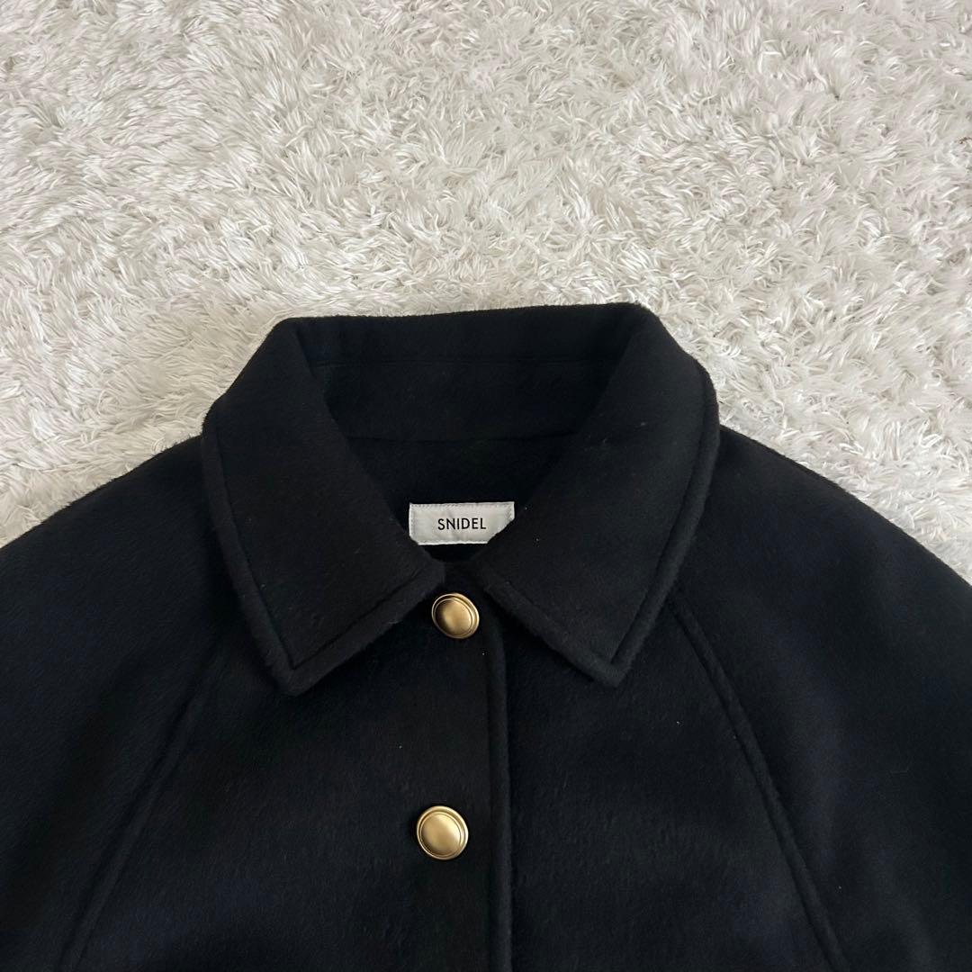 【人気カラー、2025AW】SNIDEL ステンカラーメタルボタンジャケット