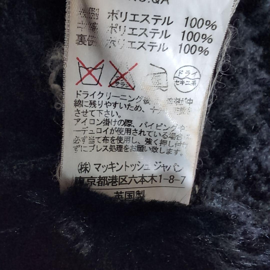 eu9 MACKINTOSH キルティング ロングコート 黒 レディースM相当