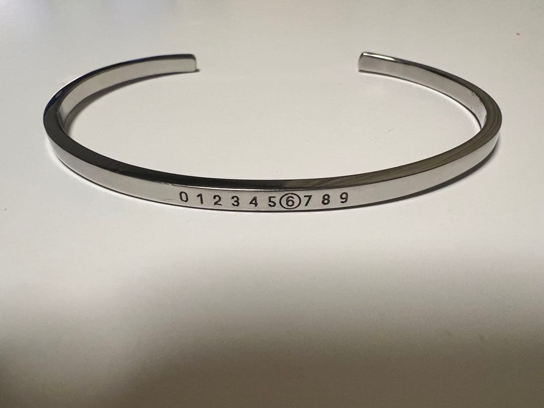 値下げ中【MM6】バングル　SM7UY0054 シルバー　02