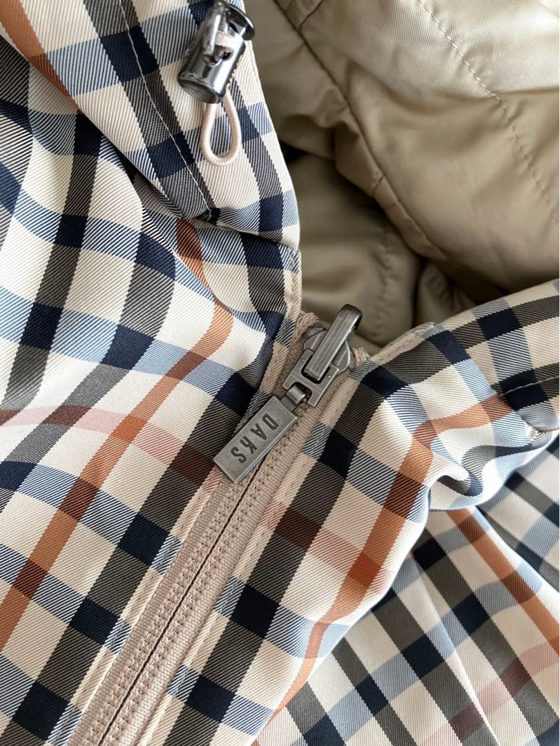 美品 DAKS 13 4WAY ハウスチェック ジャケット ブルゾン ライナー