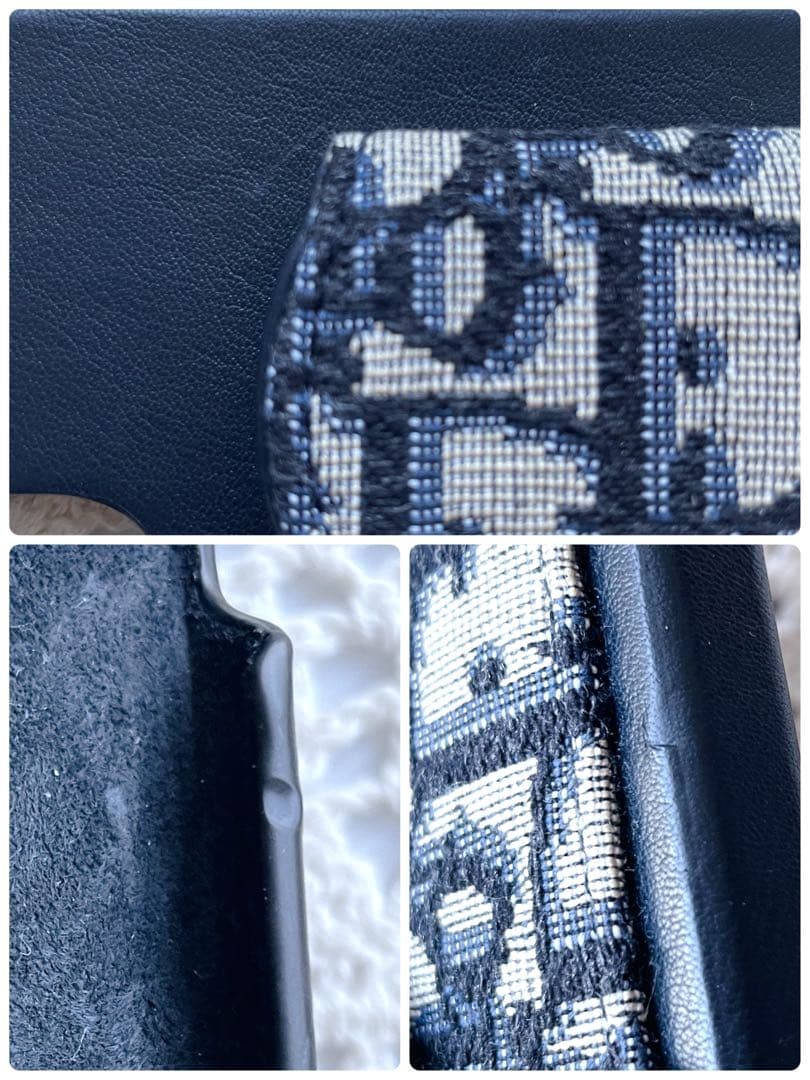 極美品Dior iPhoneケース　12プロMAX オブリーク　サドル