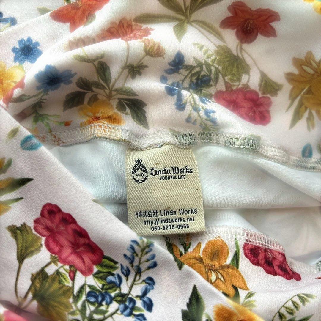 オ*魚様 リンダワークス　フリージア 花柄 ヨガレギンス新品未使用