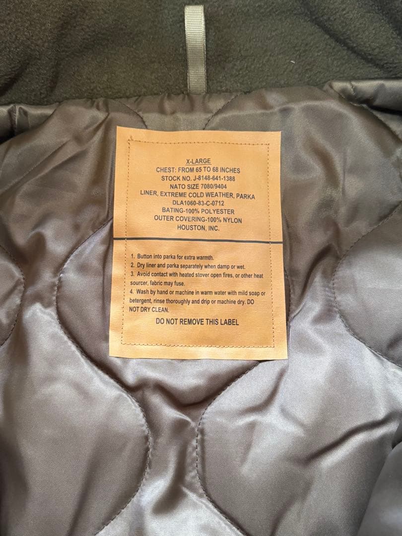 めろやんHoustonコールドウェザーパーカー