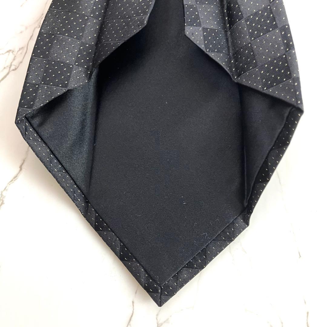 candy　極美品　ルイヴィトン　ネクタイ　チェンジタイ　ダミエ　メタル混
