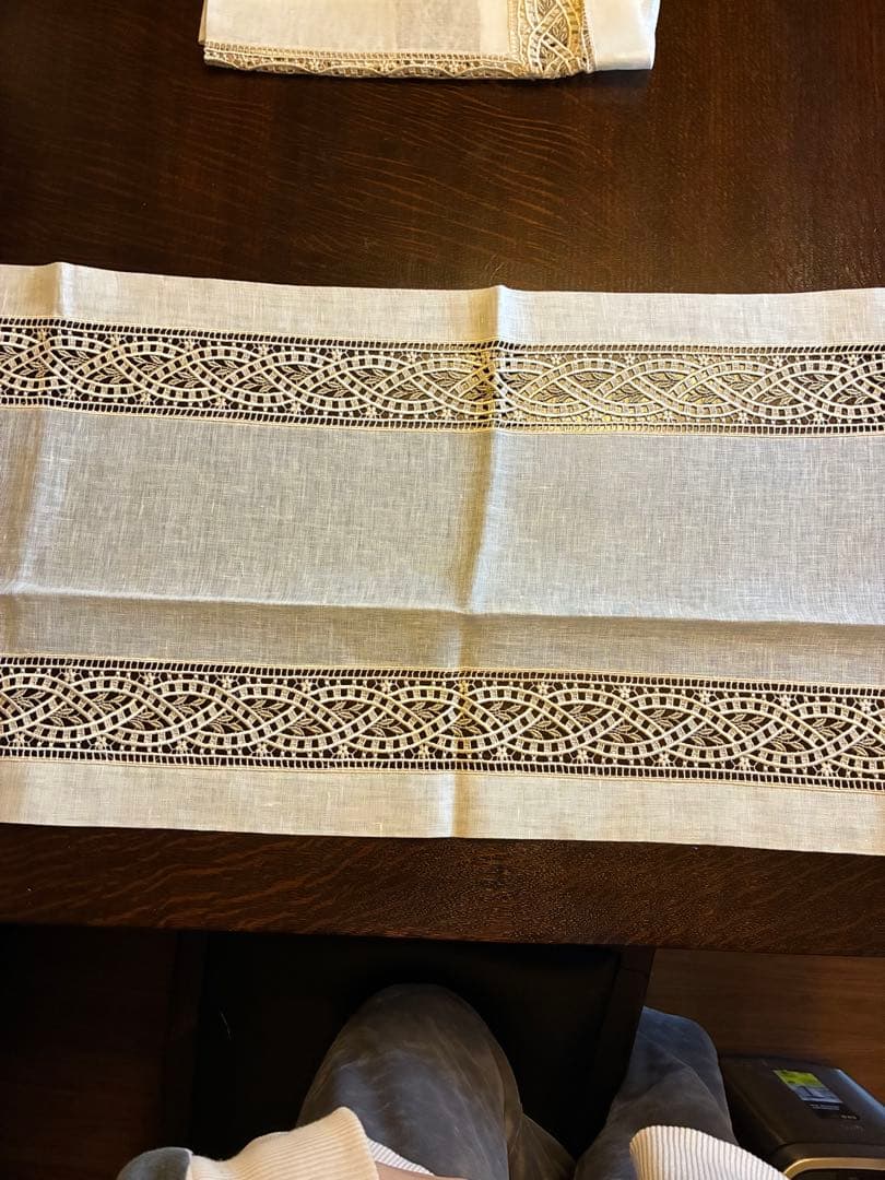 JESVRVM 和光　テーブルクロス　センタークロス　2枚セット