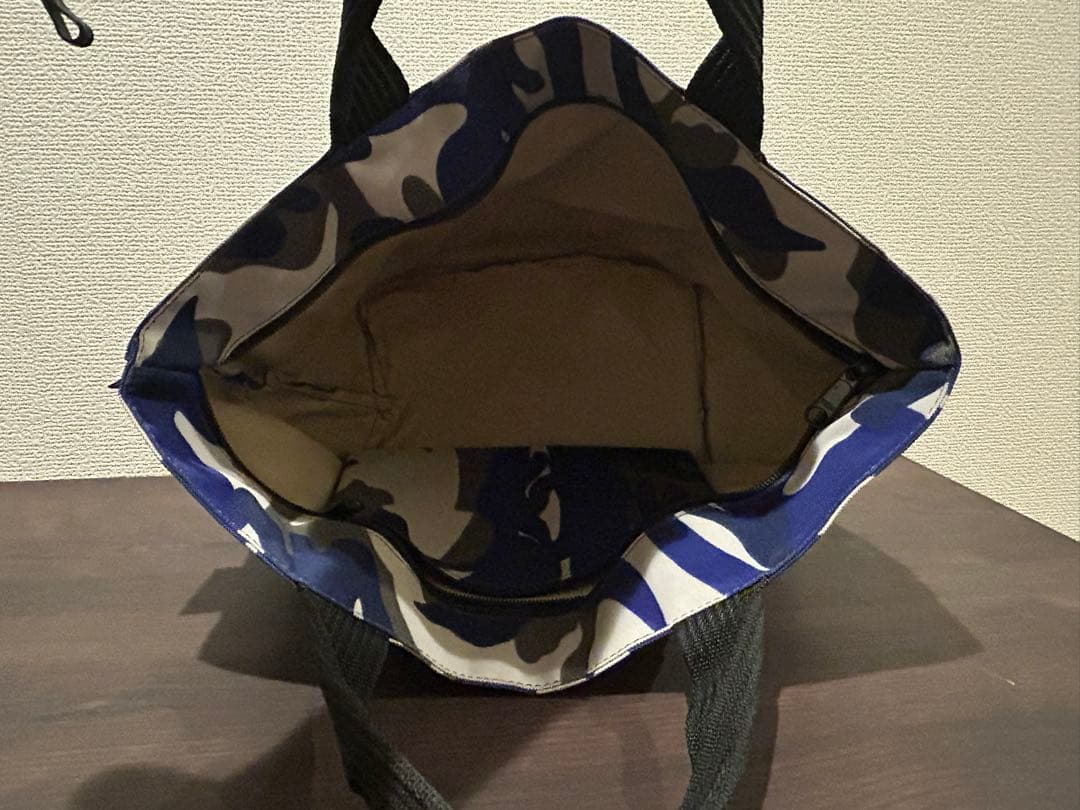 【お買い得】エルベシャプリエ 迷彩柄トートバッグ フランス製