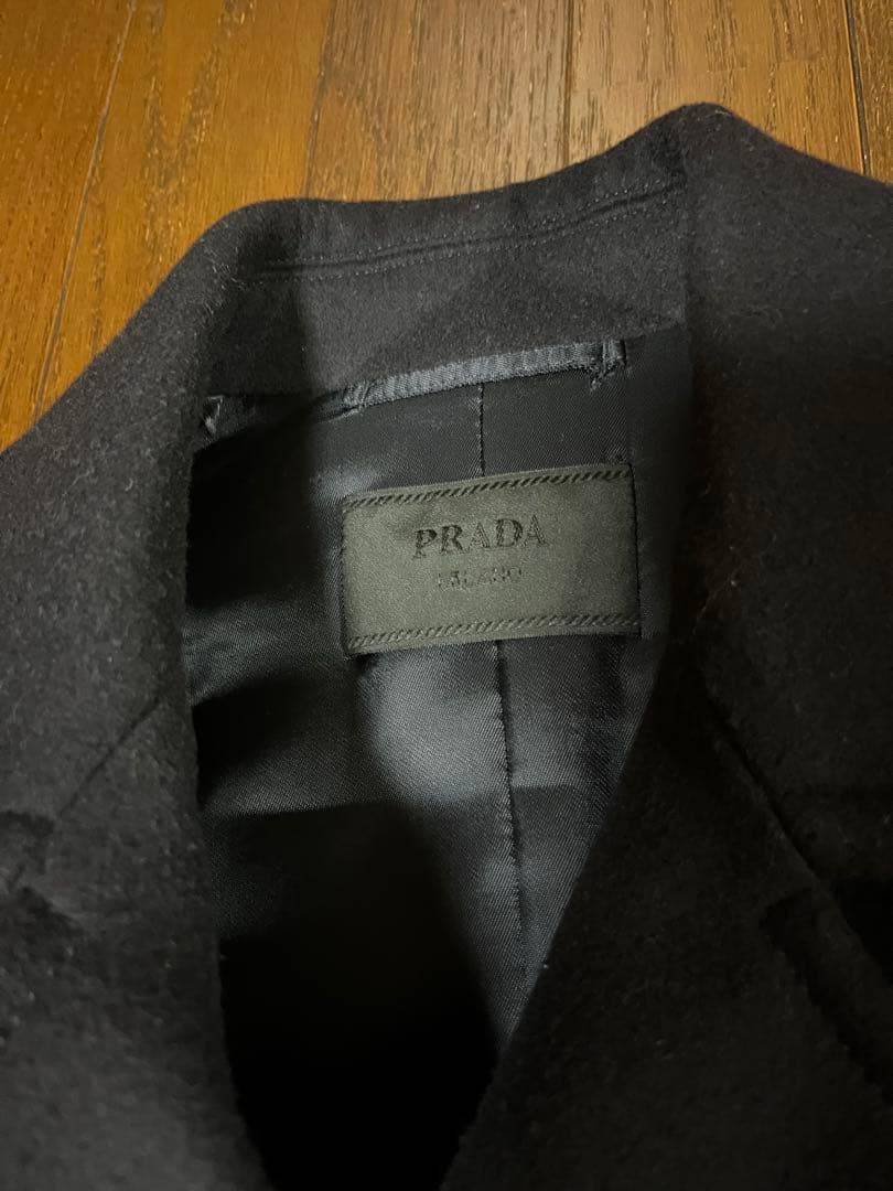 PRADA プラダ　ルーマニア製　ウールPコート