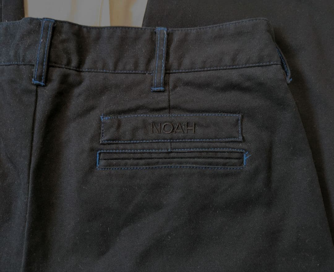 noah nyc チノパン ブラック 32 スラックス トラウザー