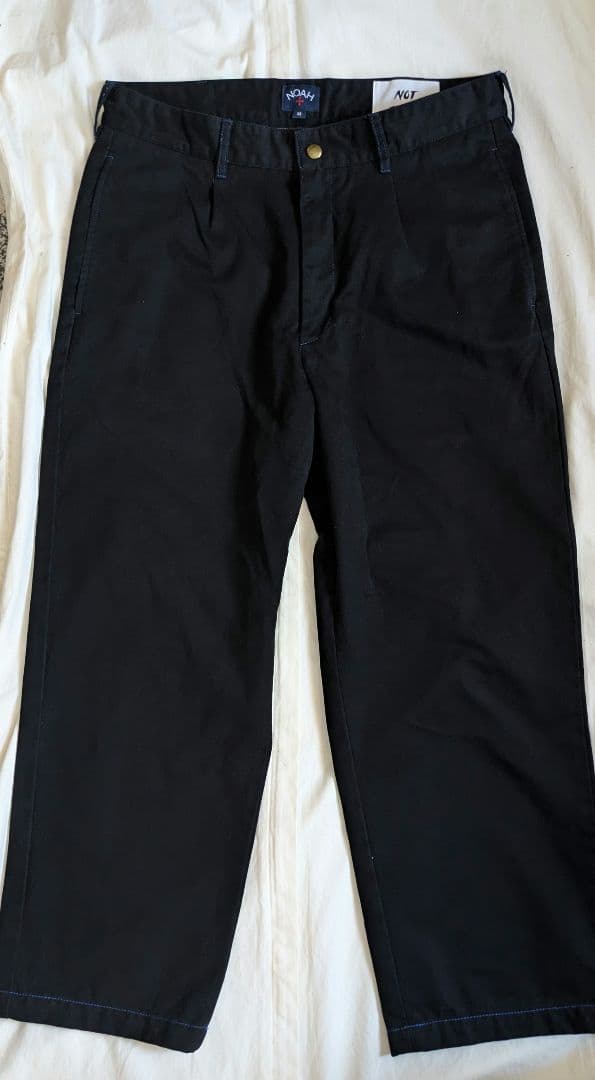 noah nyc チノパン ブラック 32 スラックス トラウザー