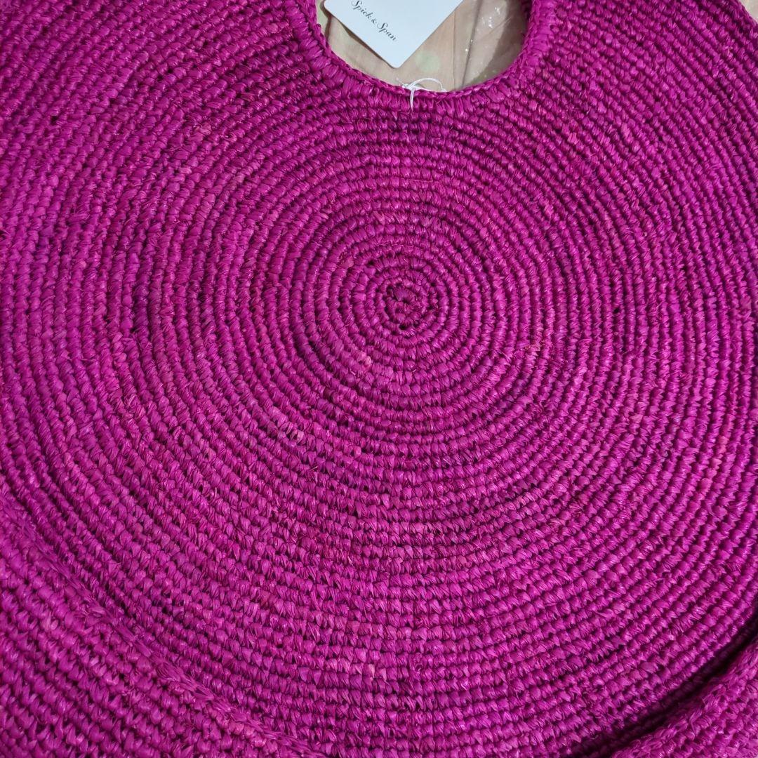 緊急タイムセール✨ル ヴォヤージュ エン パニエ♥エラフィアサークルバッグ