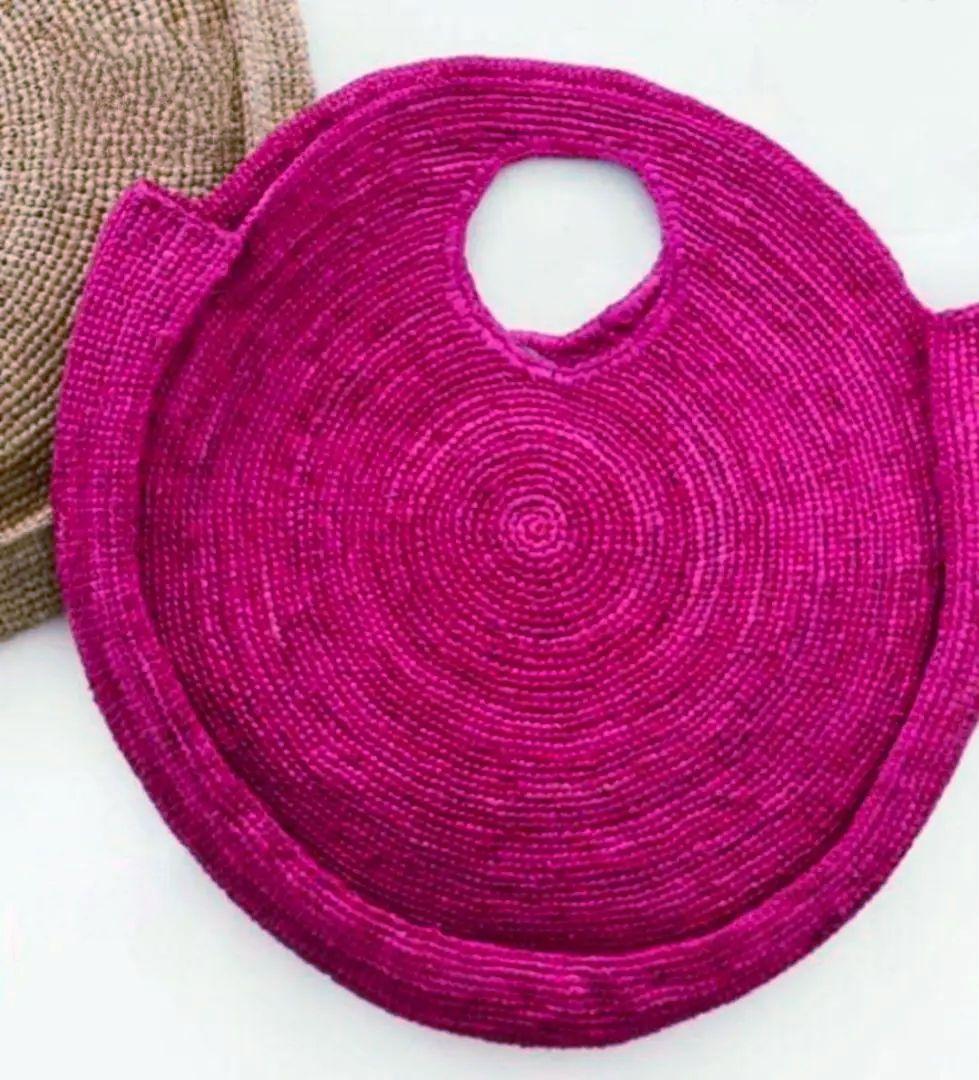 緊急タイムセール✨ル ヴォヤージュ エン パニエ♥エラフィアサークルバッグ