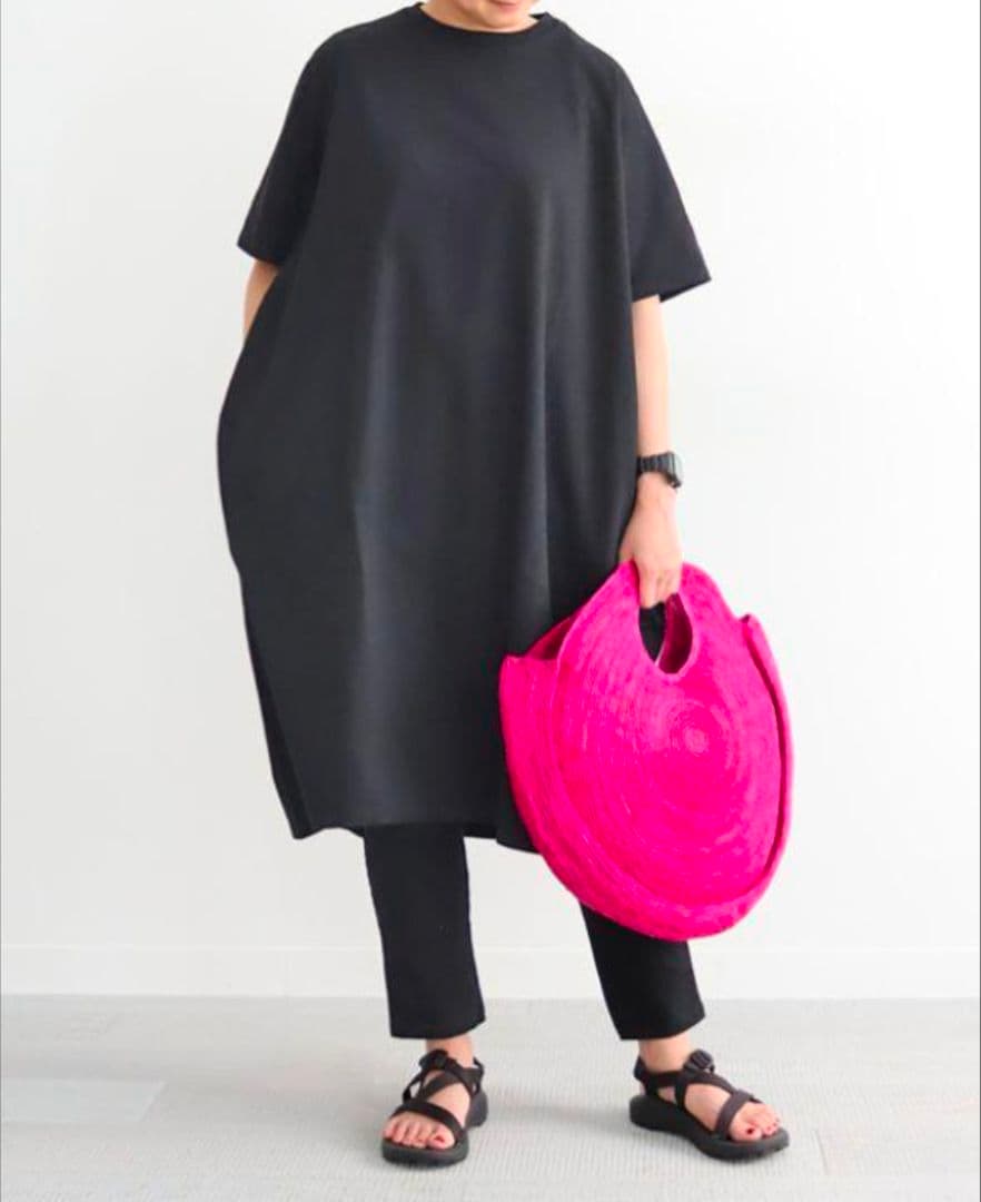 緊急タイムセール✨ル ヴォヤージュ エン パニエ♥エラフィアサークルバッグ