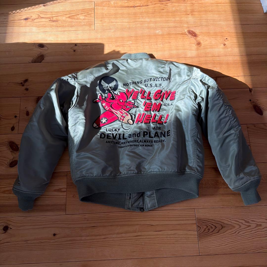 TED COMPANY　MA-1 フライトジャケット 前後刺繍　テッドマン　42