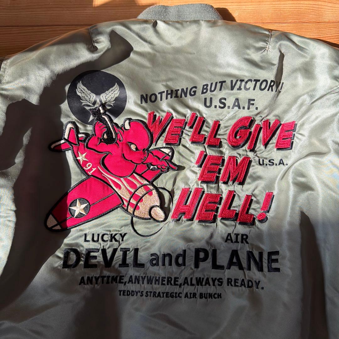 TED COMPANY　MA-1 フライトジャケット 前後刺繍　テッドマン　42