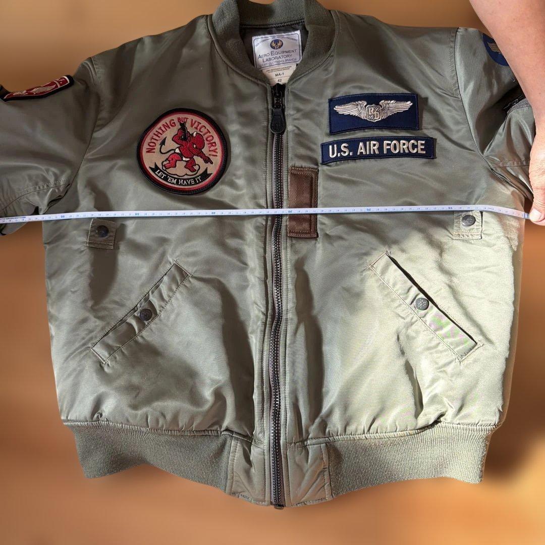 TED COMPANY　MA-1 フライトジャケット 前後刺繍　テッドマン　42