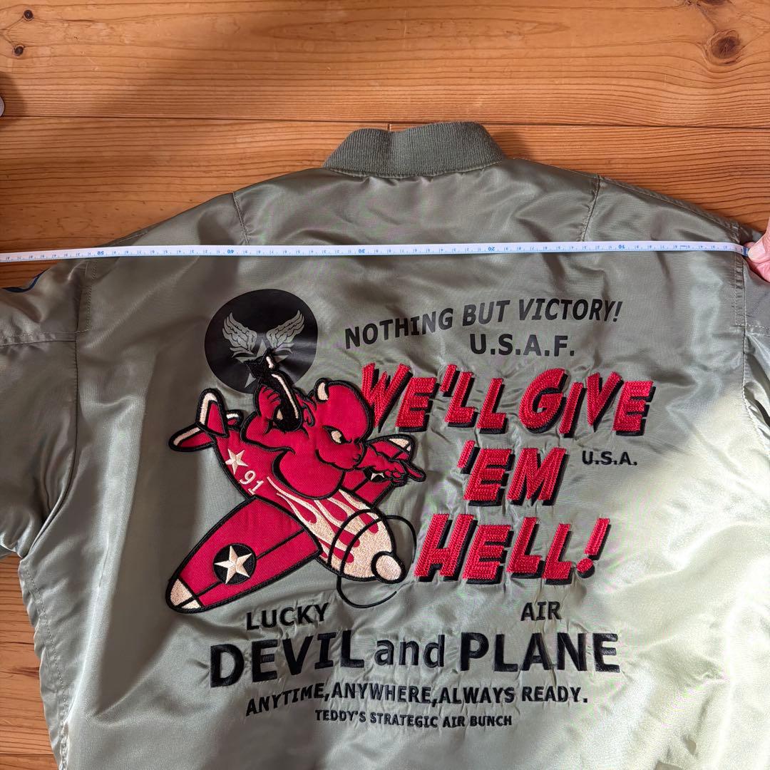 TED COMPANY　MA-1 フライトジャケット 前後刺繍　テッドマン　42