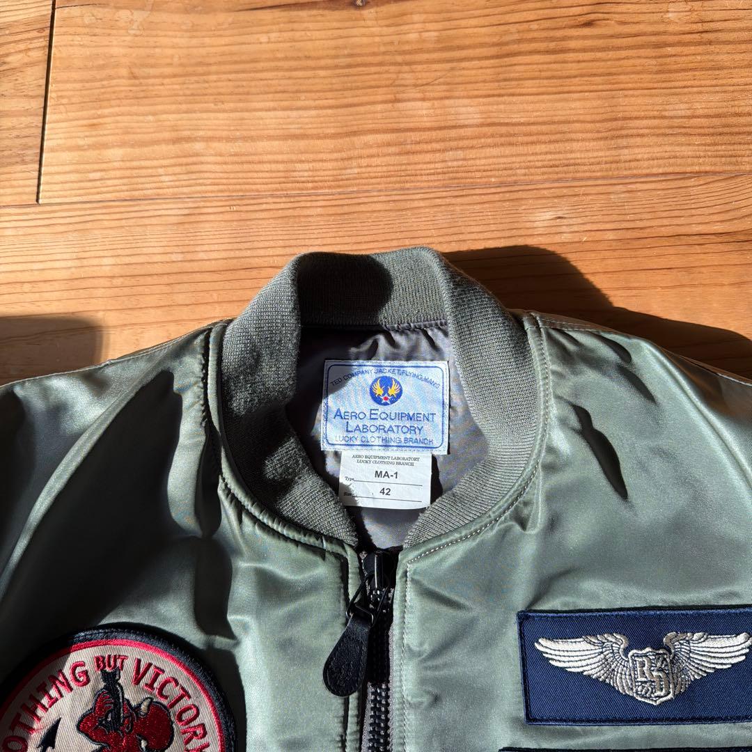 TED COMPANY　MA-1 フライトジャケット 前後刺繍　テッドマン　42