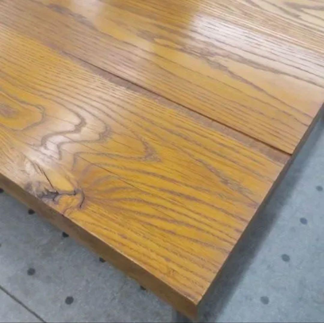 トラックファニチャー　OAK IRON-LEG LOW TABLE