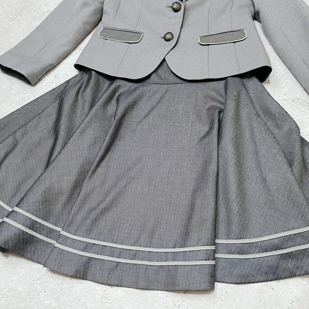 ELLE en noir セレモニースーツ　4点セット　卒業式　グレー