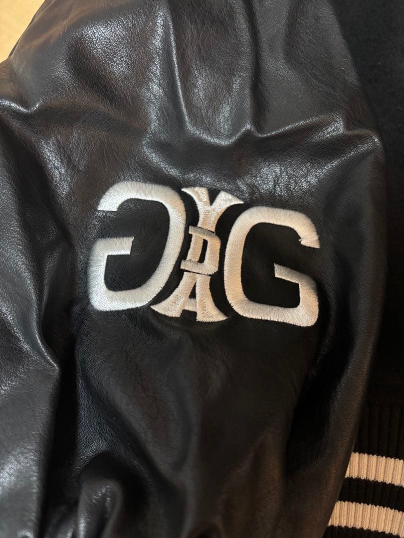 美品！GYDA Gnarly & Dainty スタジャン 黒