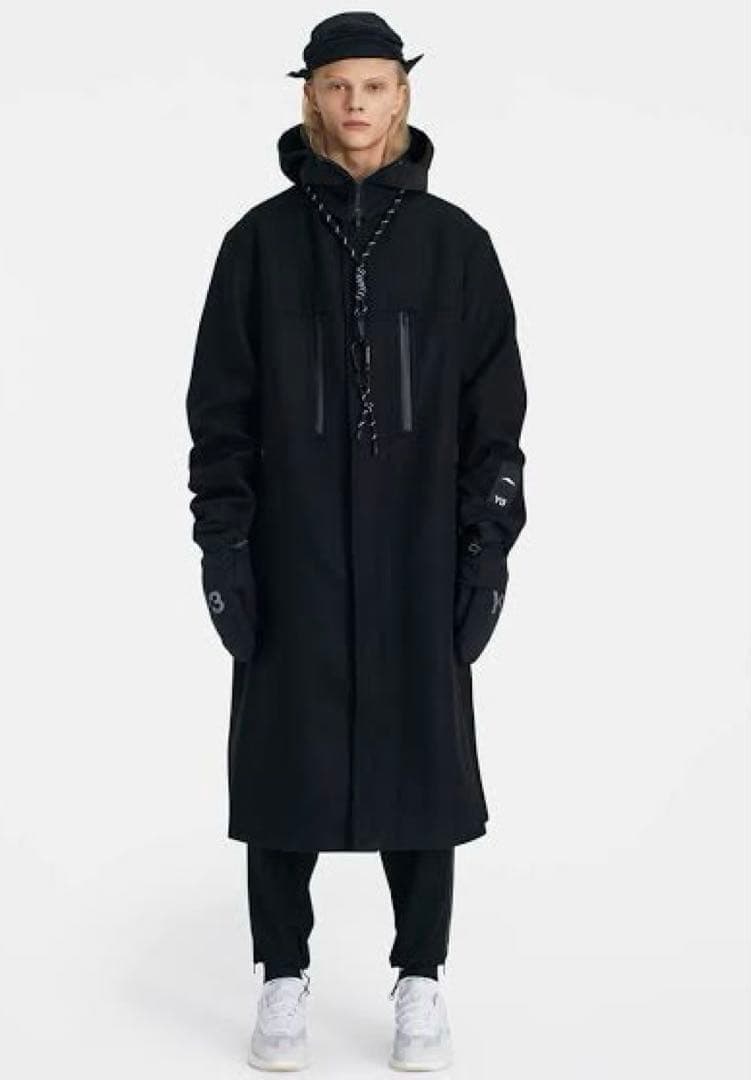 ジャケット・アウター Y-3 M CH3 WOOL MELTON DUFFLE COAT