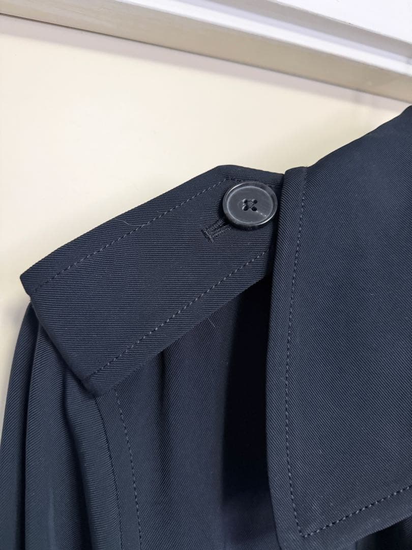 着用数回　ポロラルフローレン トレンチコート 黒 L