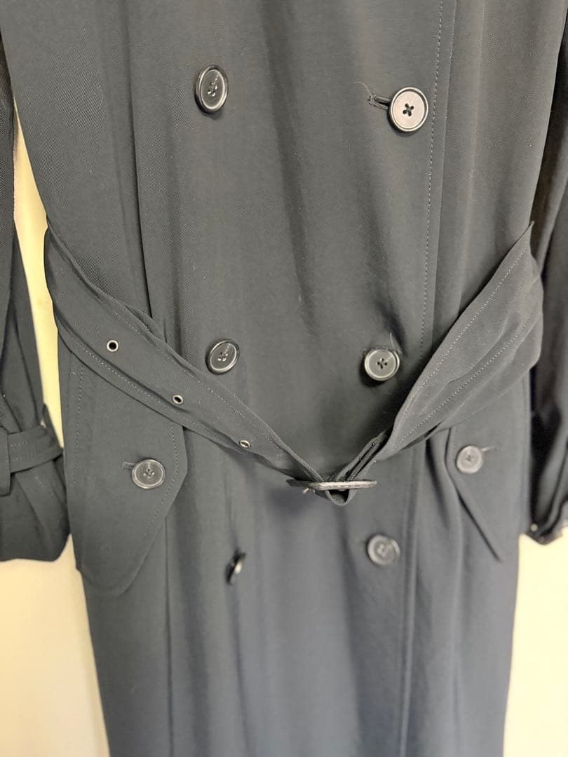 着用数回　ポロラルフローレン トレンチコート 黒 L