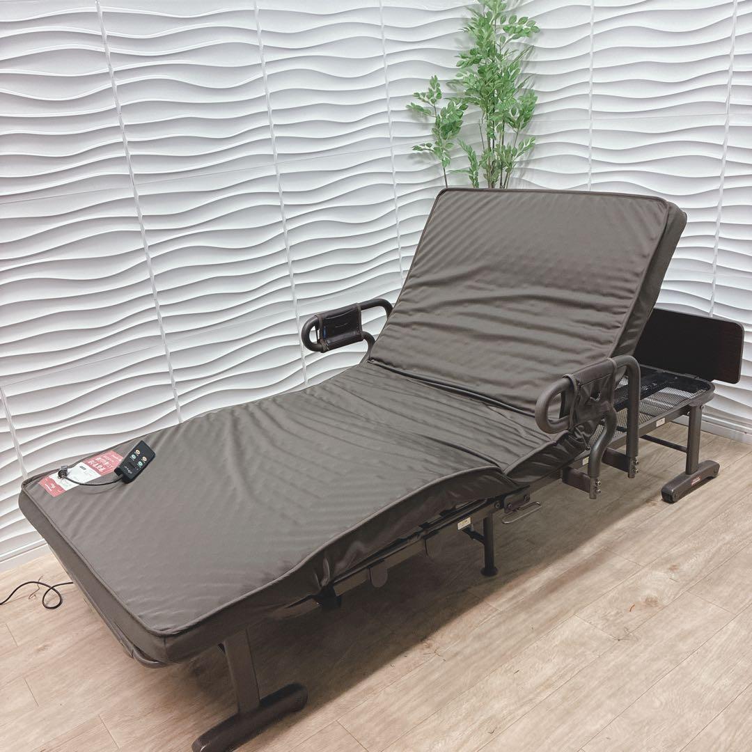 ◇大阪府 神戸市 配達料無料！◇ATEX◇電動ベッド◇折り畳み◇キャスター付き◇