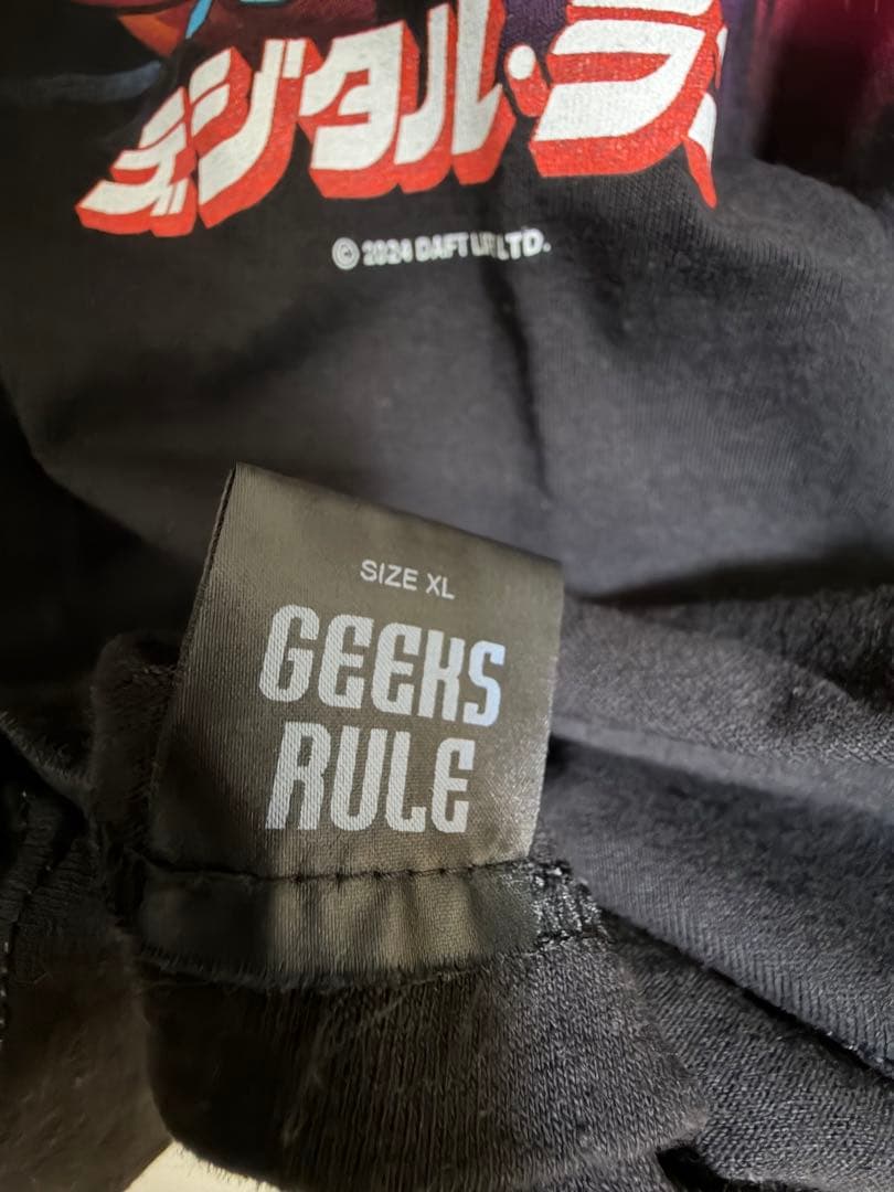 geeks rule ダフト・パンク Tシャツ　レア　最安