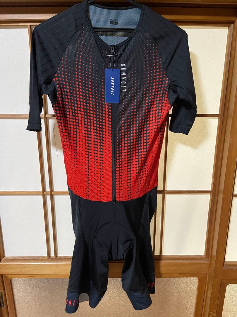 サンボルト　ワンピース　PROエアー半袖　XL SUNVOLT サイクルジャージ