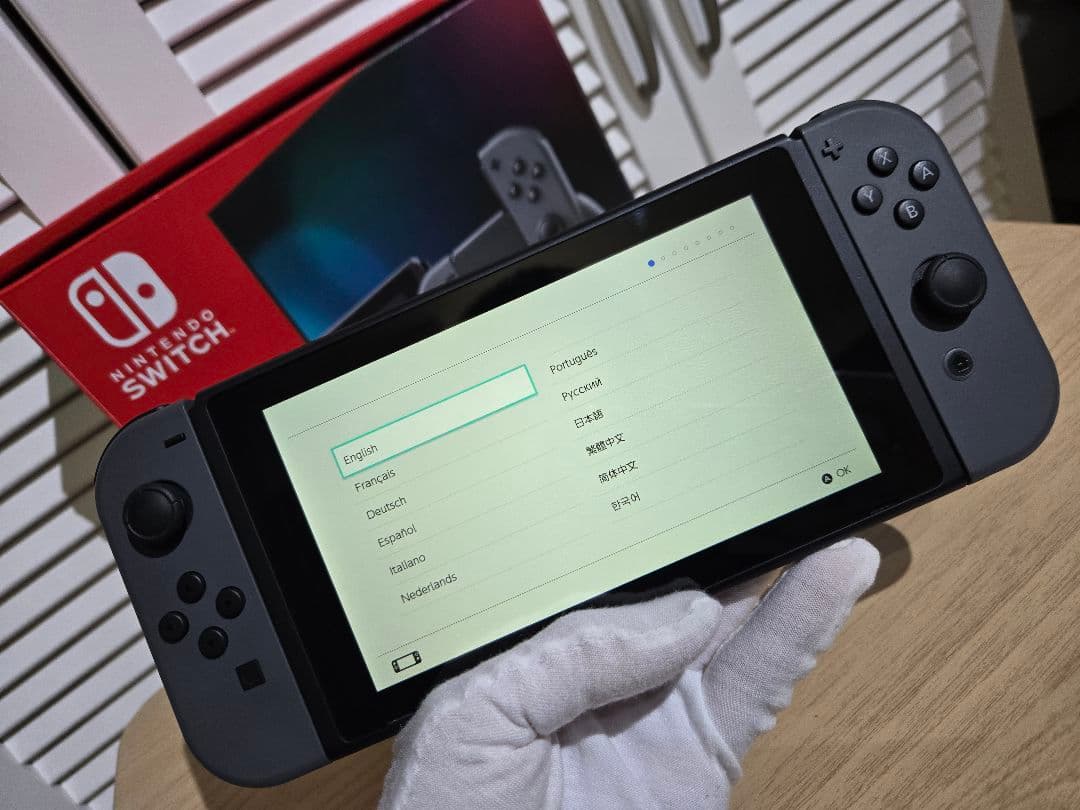 Nintendo Switch グレー 本体 HAC-001 付属品完備