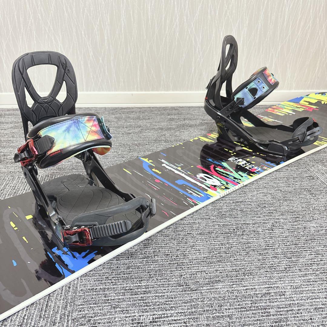45美品❗️超豪華❗️HEAD×サロモン 初心者用 スノーボードセット★150cm