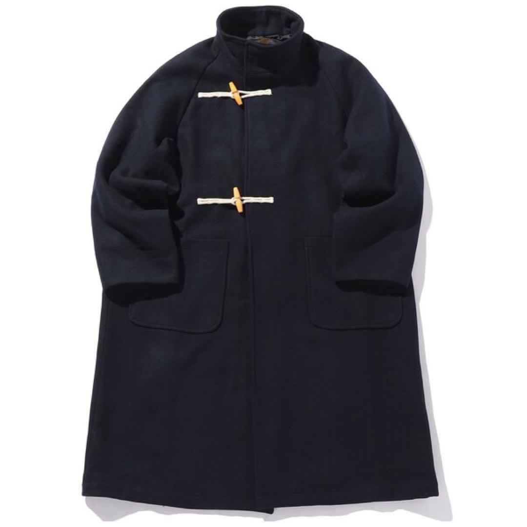 希少【美品】ジョンソンウーレンミルズ/エルガン別注スタンドカラーダッフルコート