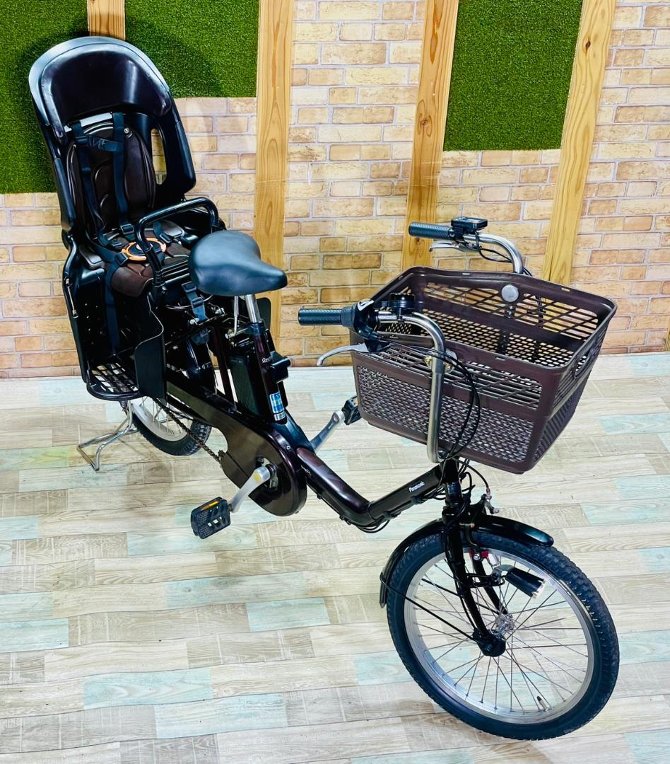 ブラウン系 パナソニック 子供乗せ電動アシスト自転車 H3336