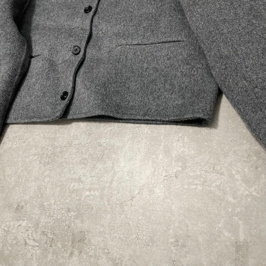 Didot.showroom 【HAND MADE】ノーカラーウールジャケット