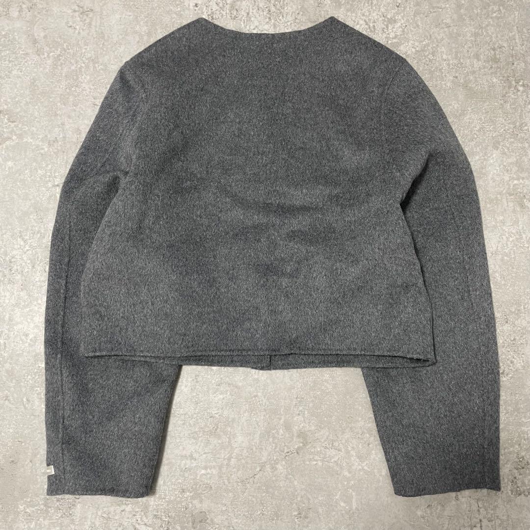 Didot.showroom 【HAND MADE】ノーカラーウールジャケット